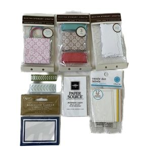 Brand new! Bundle of Martha Stewart Labels Tags Ribbons